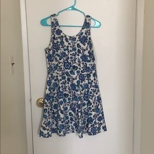 White and Blue Sundress